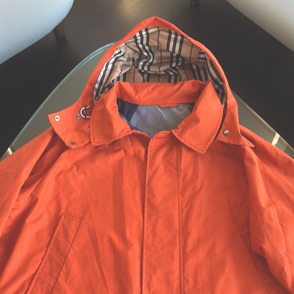 Authentic Vintage Burberry Orange Jacket